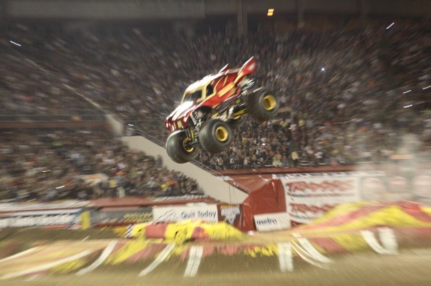 One of the amazing Monster Trucks (Iron Man)!
