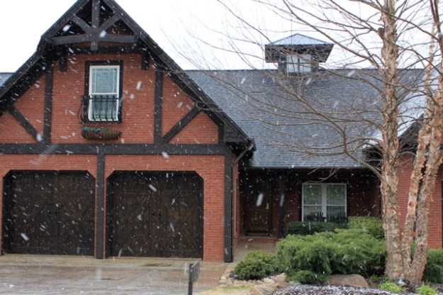 The beautiful place we stayed at. It snowed the last morning we were there.