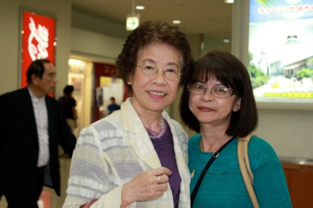 My mom and her Aunt reunited at the airport!