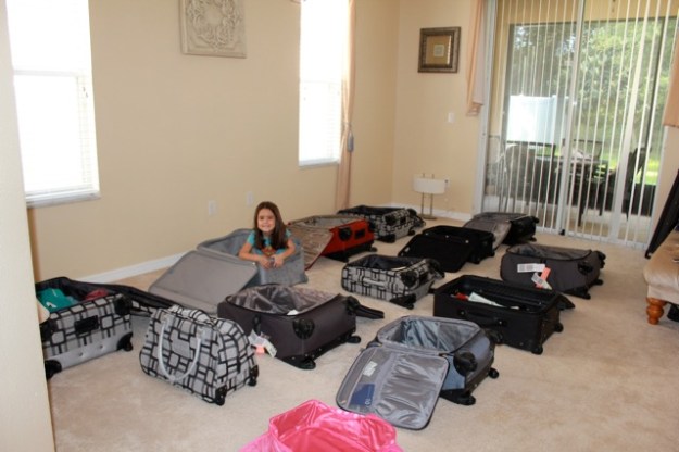 The beginning of all the packing! 