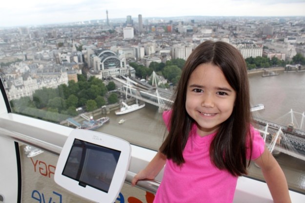 Mia enjoying the London Eye!