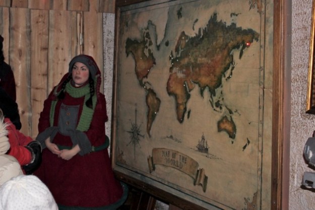 Santa's World Map showing the other command/toy distribution networks around the world!