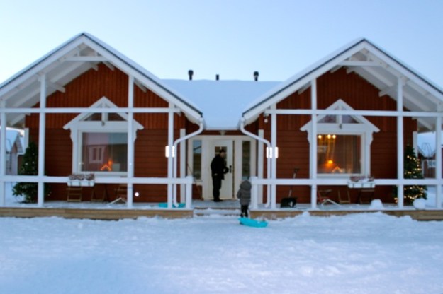 The cozy cabin where we stayed.