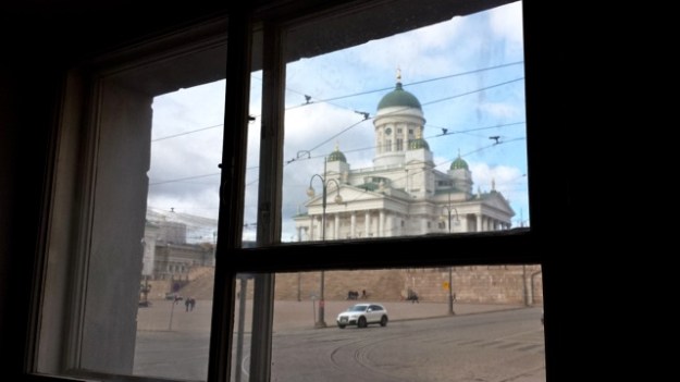 Helsinki Cathedral through a window...