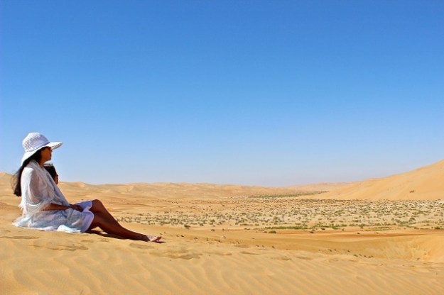 Rub' al Khali (The Empty Quarter) desert.