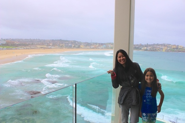 It was another gloomy day, but we really wanted to see Bondi Beach on our last full day in Sydney!
