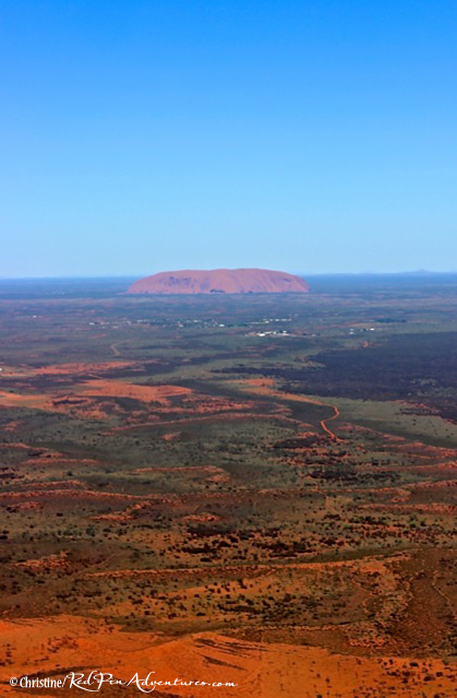 Ayers Rock from the plane