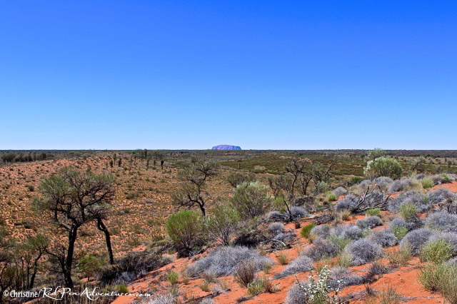 Ayers Rock in the Distance
