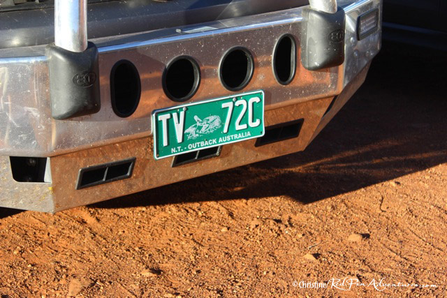 Outback license plate